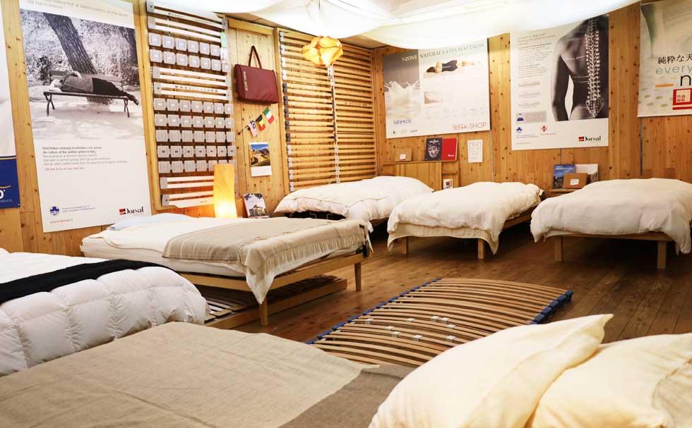 快眠ベッドの選び方が分かる大阪ショールーム