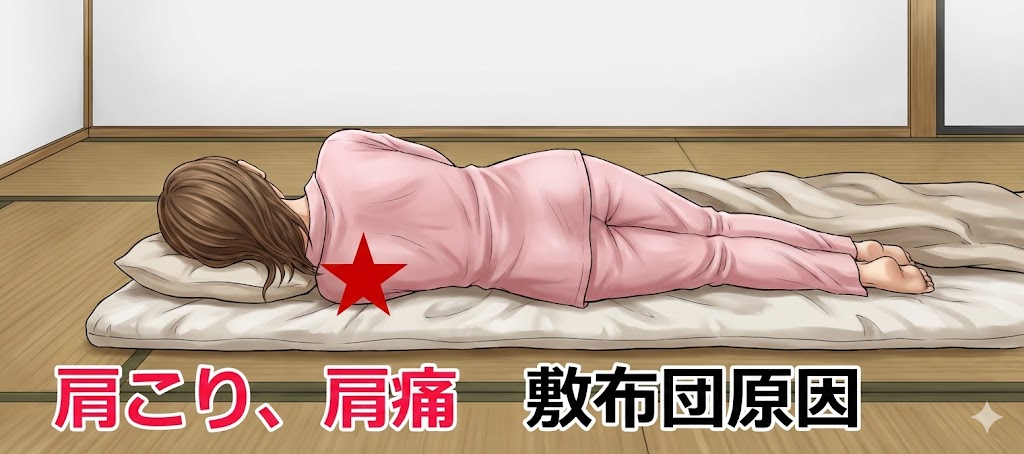寝たら肩痛い理由と痛くならない寝方，