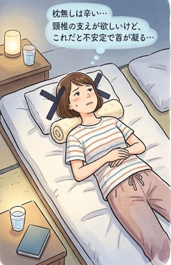ストレートネックに合う枕，