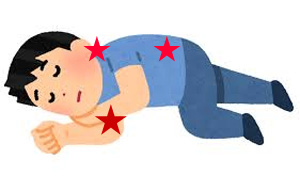 横向き寝肩こり理由，