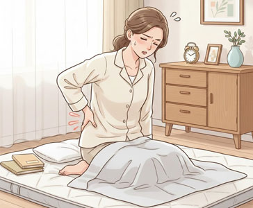 硬い床に寝て腰痛い理由と治し方,