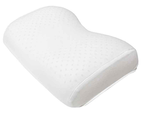 横寝する女性におすすめラテックス枕(ピーナッツ型)/ソフト
