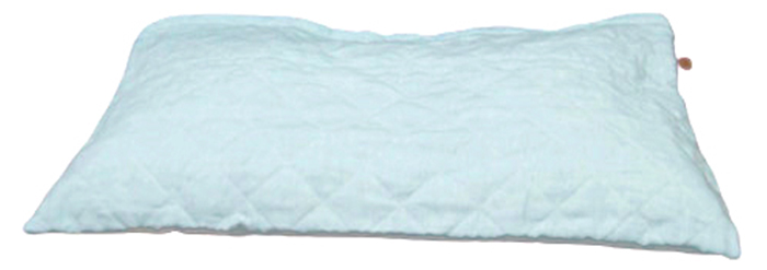 ラテックスオーダーメイド枕、麻綿いりカバー付き