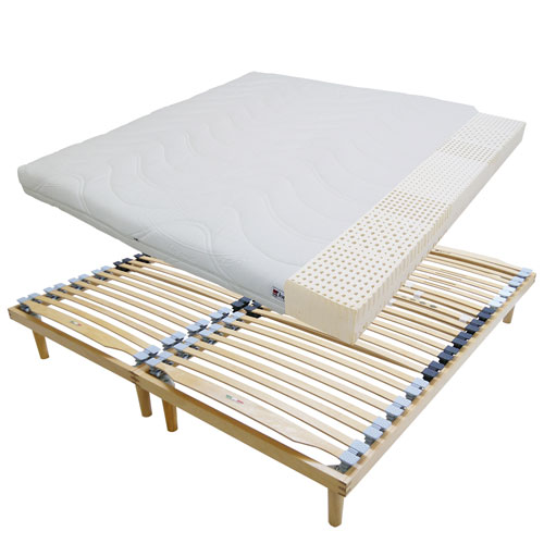 ベッドとマットレスのすき間を無くして2台連結ベッド