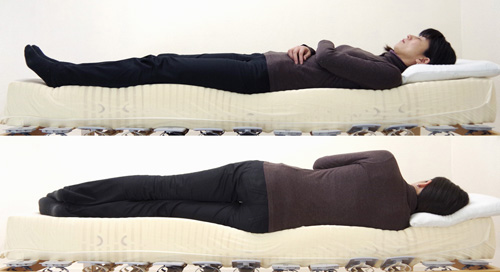 高価格でも腰痛解消大満足のラテックスマットレス女性寝姿勢