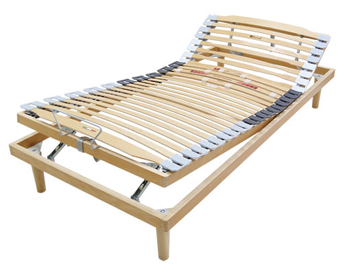 体圧分散できるベッド、リクライニングウッドスプリングベッド
