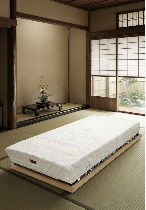 低いベッド畳に直置き